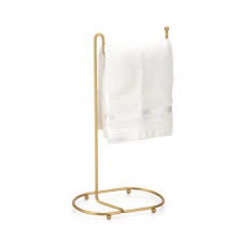 SUPORTE TOALHA LAVABO DOURADO - BEL (P55)