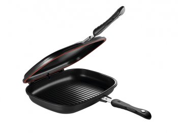 FRIGIDEIRA DUPLA  PRETA COM ANTIADERENTE MEDIDA DIAGONAL 315MMX40MM HERCULES PA6500