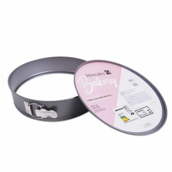 FORMA REDONDA COM FUNDO REMOVIVEL ANTIADERENTE 250X68MM HERCULES UC125-07 COR CHUMBO