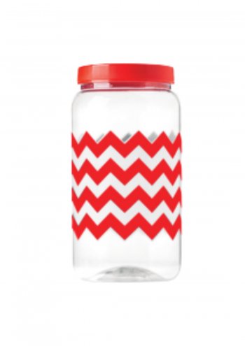 POTE 1500ML CHEVRON VERMELHO