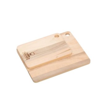 KIT 2 TÁBUAS DE SERVIR C/FURO EUCALIPTO - TAM. P e M