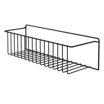 SUPORTE CESTO MULTIUSO C/ADESIVO - LINHA BLACK