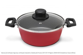 Caçarola 18 Essencial Vermelha