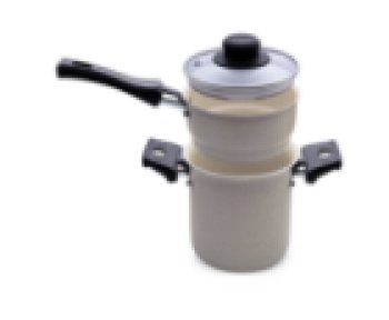  Mini Cuscuzeira C Cabo Bege C Tp De Vidro