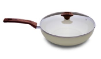 Wok 28 Capadócia Cerâmico Indução Bege C/Tp