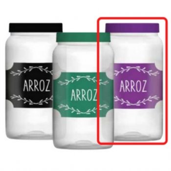 Pote 1500ml Arroz Lilas