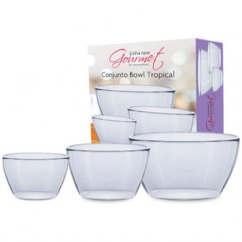 CJ BOWL TROPICAL C/ 3PCS GOURMET   REF4180682