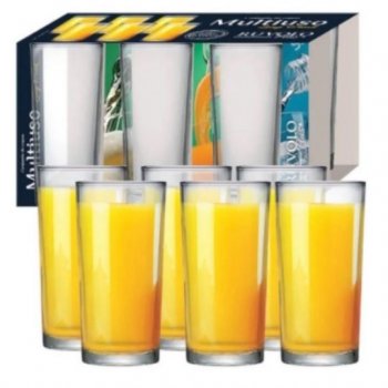 LUVA COPOS LONG DRINK MULTIUSO C/ 06 PCS   REF680703