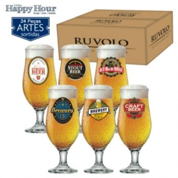 COLECAO HAPPY HOUR TACA ROYAL BEER C/ 24 PCS  REF24680585