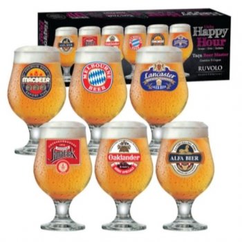 CJ HAPPY HOUR TACA BEER MASTER C/ 06 PCS  REF6680586