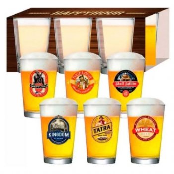 LUVA HAPPY HOUR COPO CALDERETA C/ 06 PCS   REF6080751