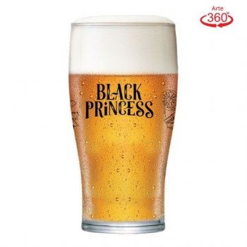 COPO DE CRISTAL BLACK PRINCESS GOLD DARK  REF4002400