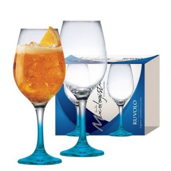 LUVA TAÇA ONE DRINK HASTE AZUL  C/ 02 PCS REF 2380551