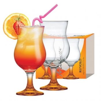 LUVA TACA COCKTAIL HASTE LARANJA C/ 02 PCS  REF 2480565