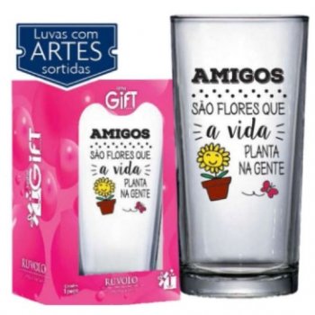 LUVA MIX COPOS LONG DRINK AMIGOS C/ 01 PCS  REF850180703