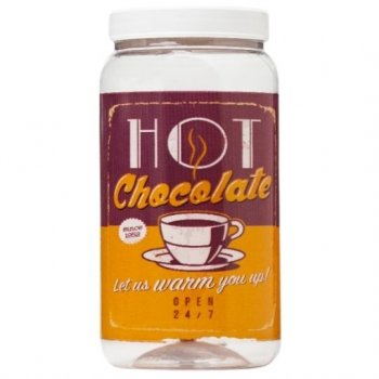 Pote 1500ml Hot Chocolate Transparente