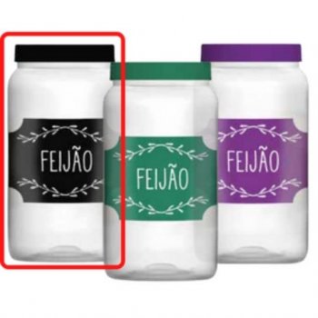 Pote 1500ml Feijão Preto