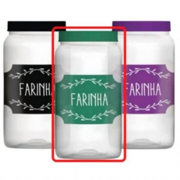 Pote 1500ml Farinha Tiffany