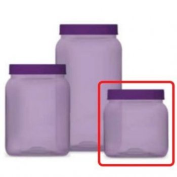 Pote 700ml Liso Transparente Lilas