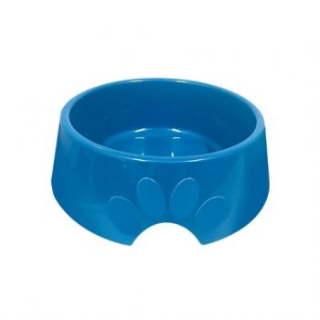 COMEDOURO PLAST. POP FURACAOPET N2 - 600 ML (AZUL)