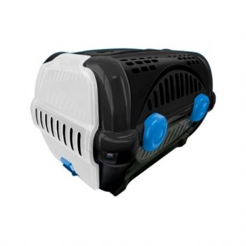 CAIXA DE TRANSP. LUXO FURACAOPET N2 - BLACK C/ AZUL