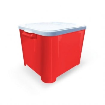 CONTAINER PARA RACAO 15 KG (VERMELHO)