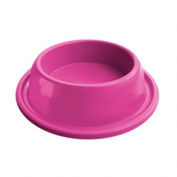 COMEDOURO PLAST. GATO ANTI-FORMIGA 200 ML (ROSA)