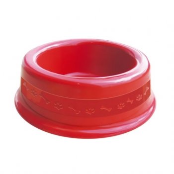 COMEDOURO PLAST. N1 - 350 ML (VERMELHO)