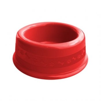 COMEDOURO PLAST. N2 - 600 ML (VERMELHO)