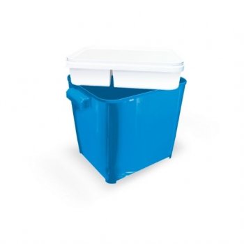 CANISTER FURACAOPET C/ COMEDOURO 4,5 KG (AZUL)