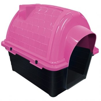 CASINHA PLAST. FURACAOPET IGLU N2,0 - ROSA