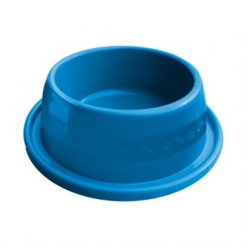 COMEDOURO PLAST. ANTI-FORMIGA N1 - 350 ML (AZUL)