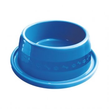 COMEDOURO PLAST. ANTI-FORMIGA N2 - 550 ML (AZUL)