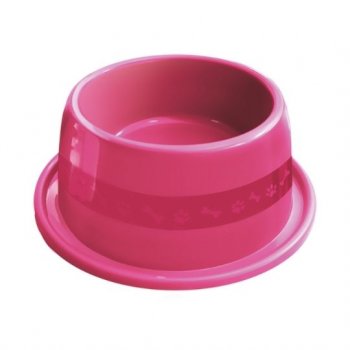 COMEDOURO PLAST. ANTI-FORMIGA N3 - 1000 ML (ROSA)