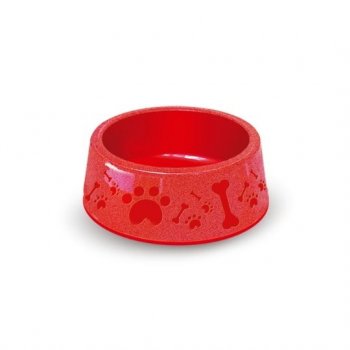 COMEDOURO PLAST. PARIS FURACAOPET N2 - 850 ML (VERMELHO)