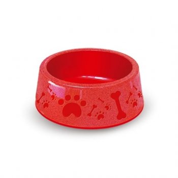 COMEDOURO PLAST. PARIS FURACAOPET N4 - 1900 ML (VERMELHO)